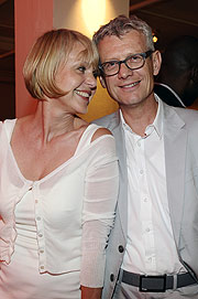 Gastgeber Jörg Hellwig (Managing Director - a Division of Universal Music GmbH) mit Frau Birgit